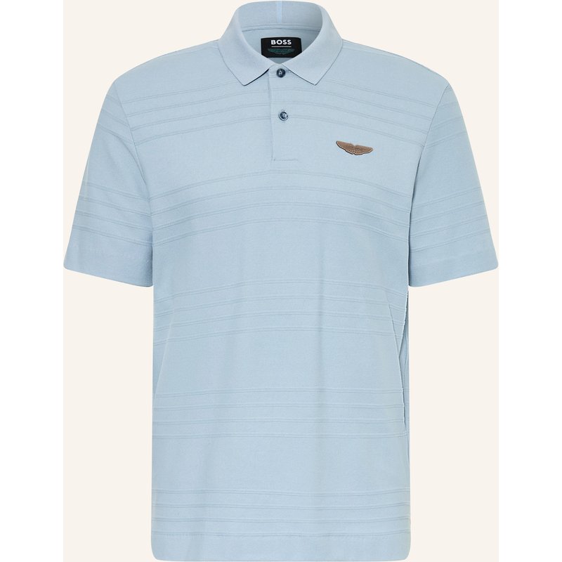 Boss Piqué-Poloshirt Parris blau