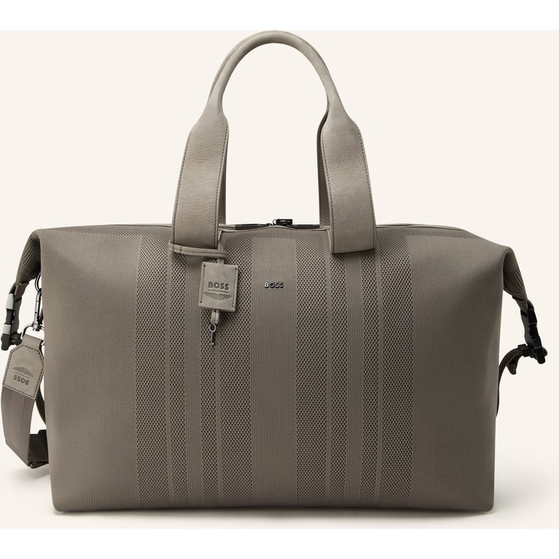 Boss Reisetasche Holdall grau