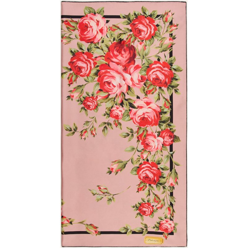 Dolce & Gabbana Seidentuch rosa