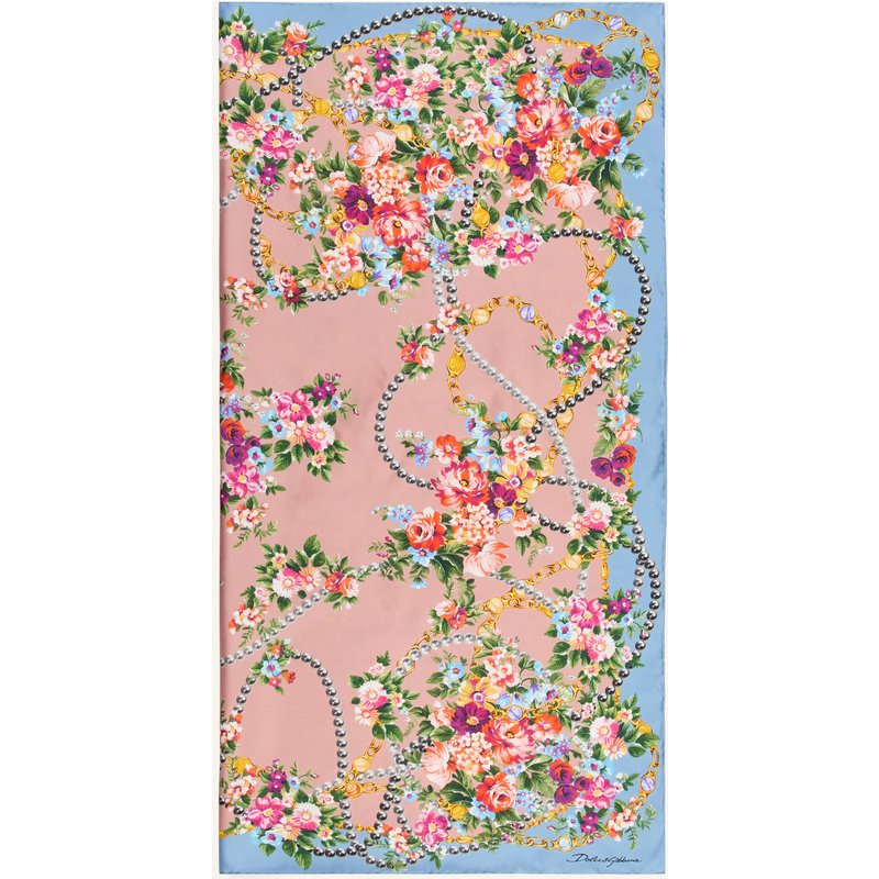 Dolce & Gabbana Seidentuch rosa