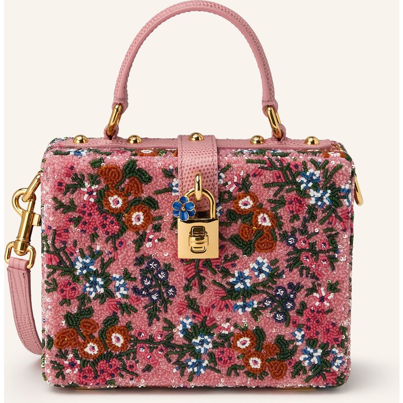 Dolce & Gabbana Handtasche Mit Pailletten rosa