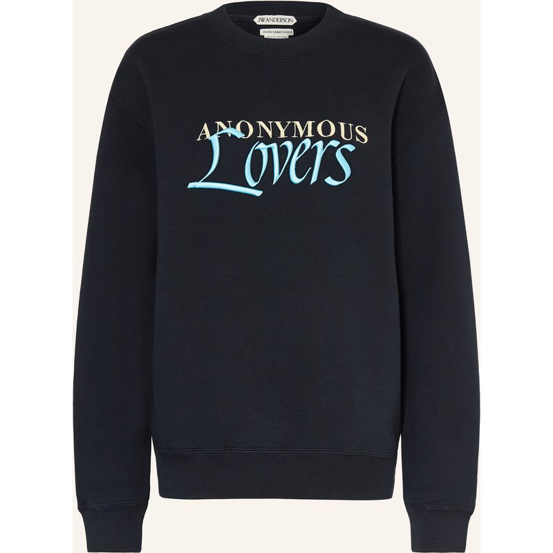 Jw Anderson Oversized-Sweatshirt Anonymous Lovers schwarz