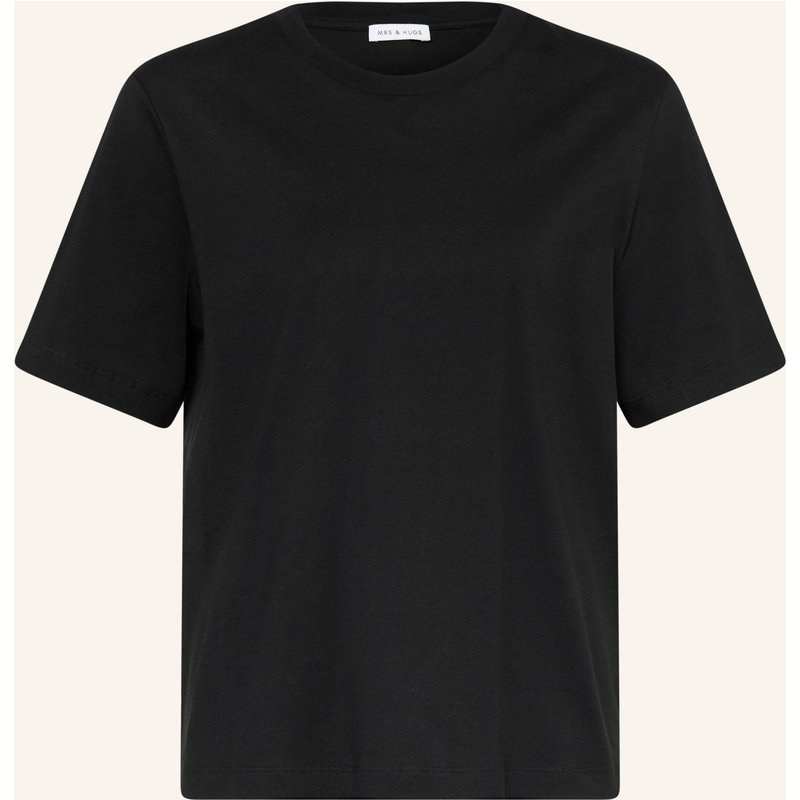 Mrs & Hugs T-Shirt schwarz