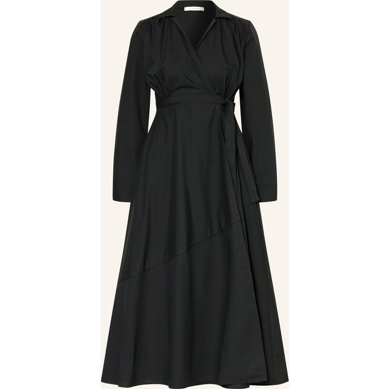 Lilienfels Wickelkleid schwarz