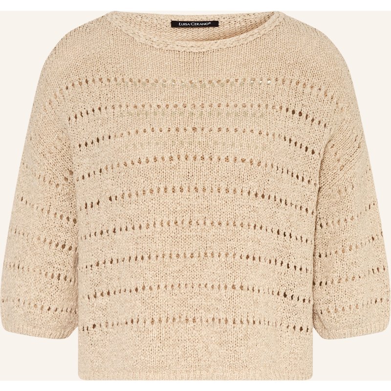 Luisa Cerano Strickshirt beige