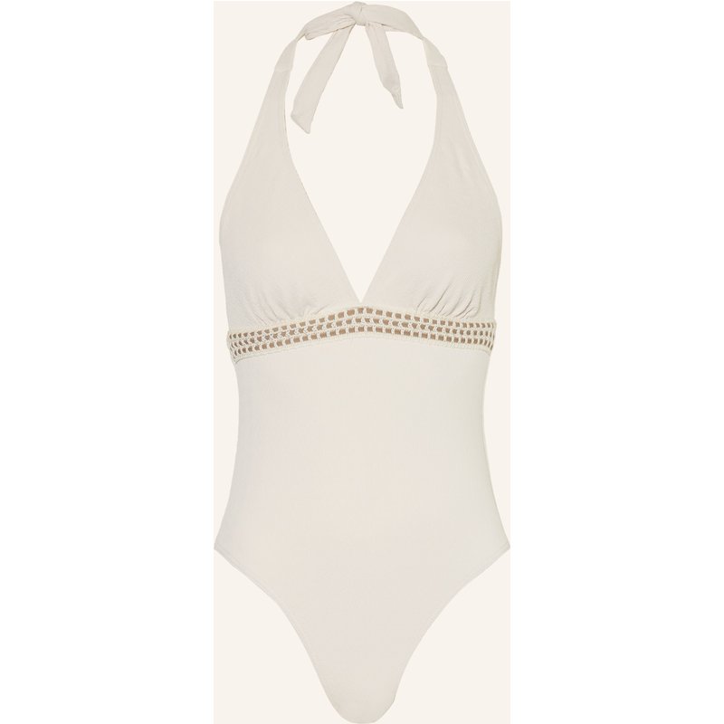 Banana Moon Neckholder-Badeanzug Rosae Marany weiss