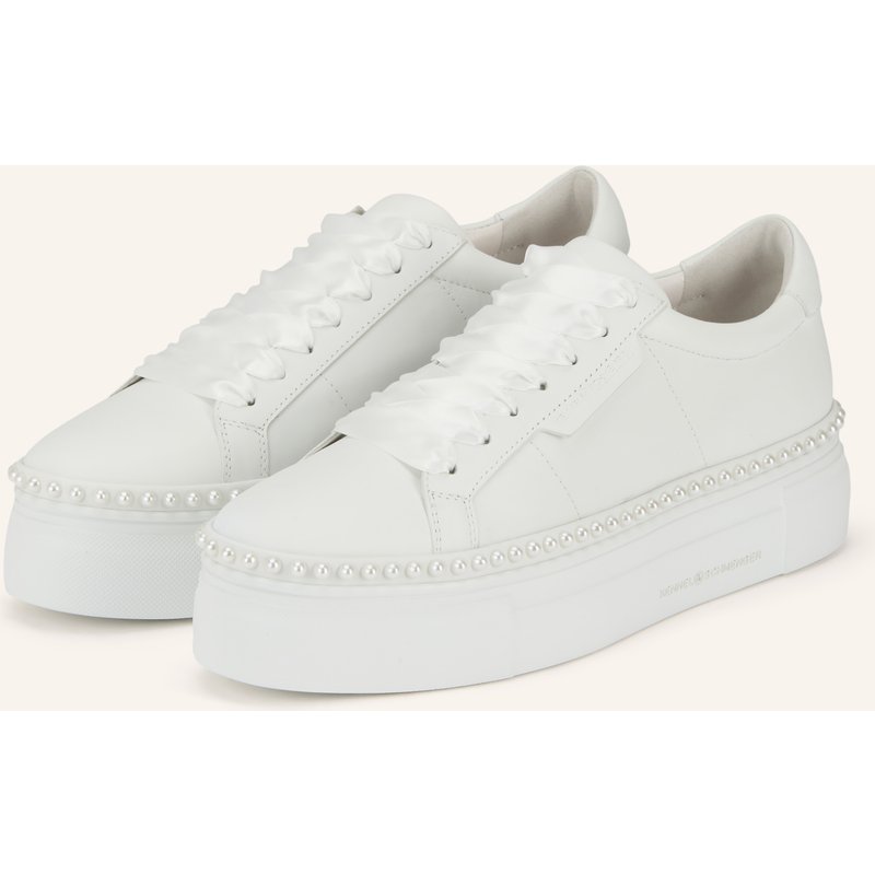 Kennel & Schmenger Sneaker Nano Mit Schmuckperlen weiss