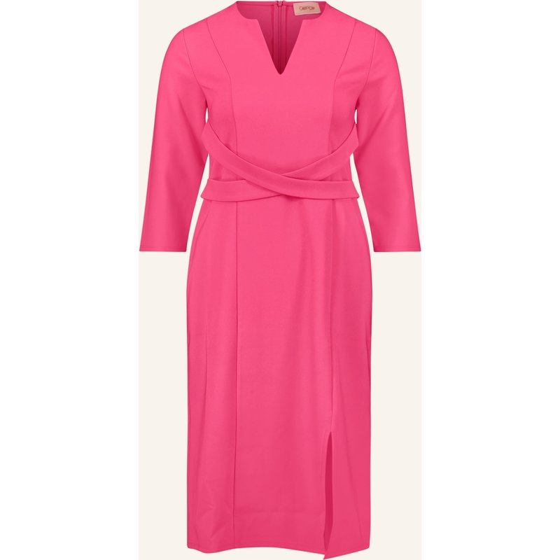Cartoon Etuikleid Mit 3/4-Arm pink