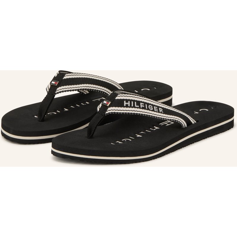 Tommy Hilfiger Zehentrenner schwarz