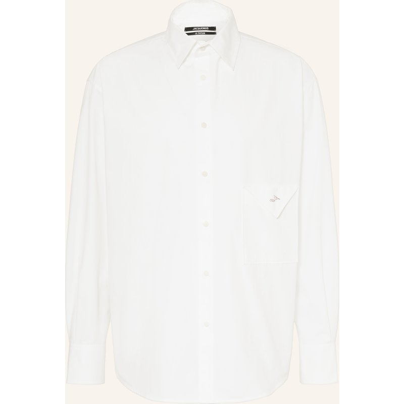 Jacquemus Hemd La Chemise Nappe Comfort Fit weiss