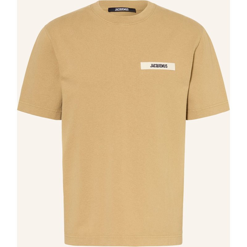 Jacquemus T-Shirt Le Tshirt Gros Grain braun