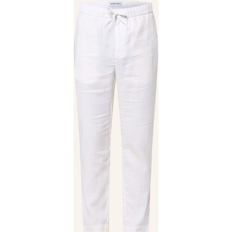 Frescobol Carioca Chino Oscar Regular Fit Mit Leinen weiss