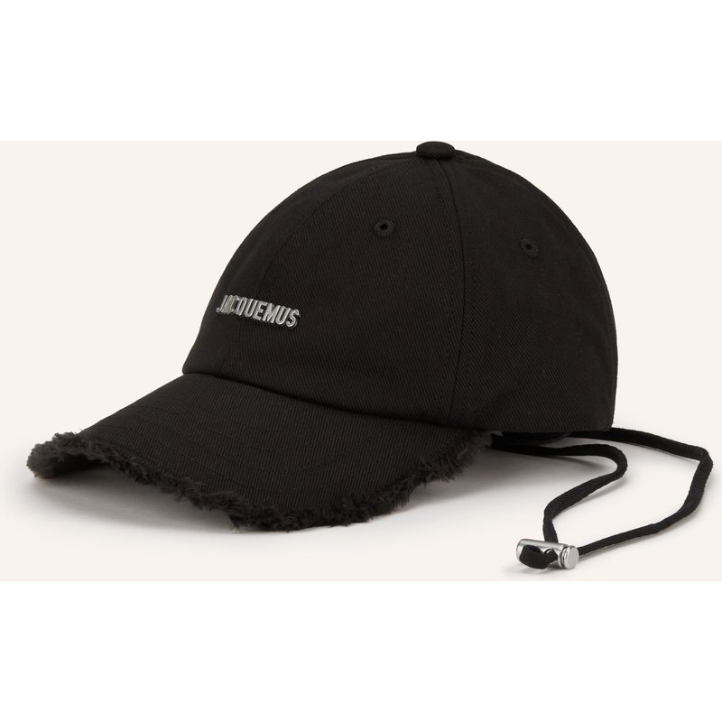 Jacquemus Cap La Casquette Artichaut schwarz