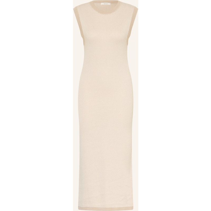 Selected Strickkleid beige
