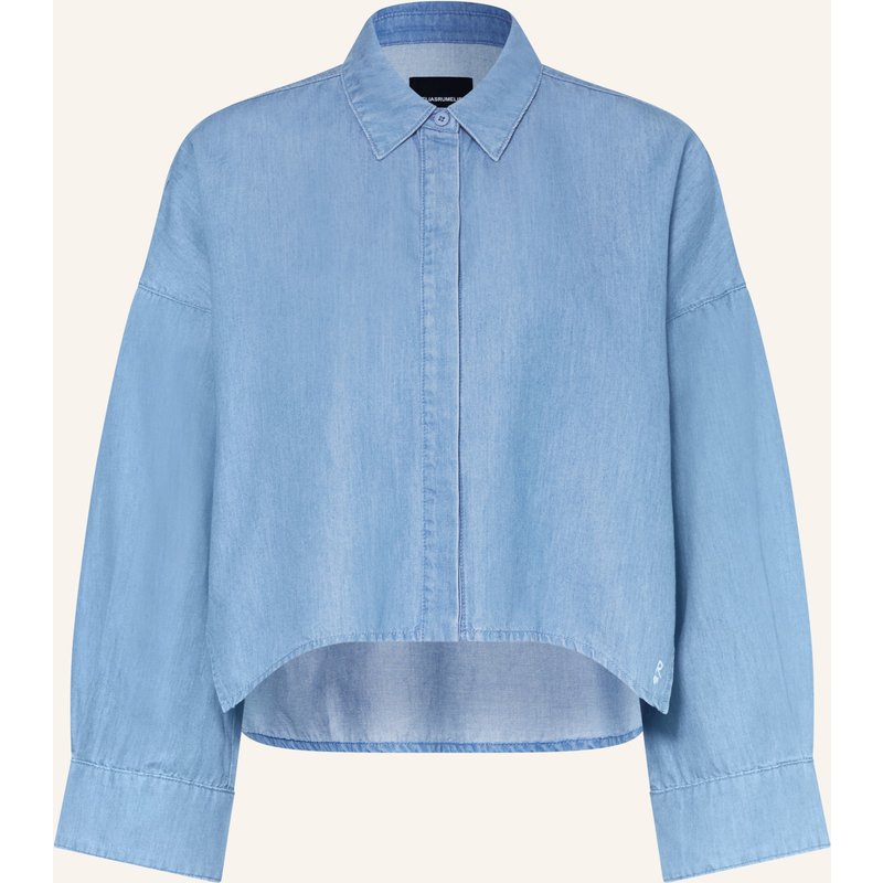 Elias Rumelis Hemdbluse Frankaly In Jeansoptik blau
