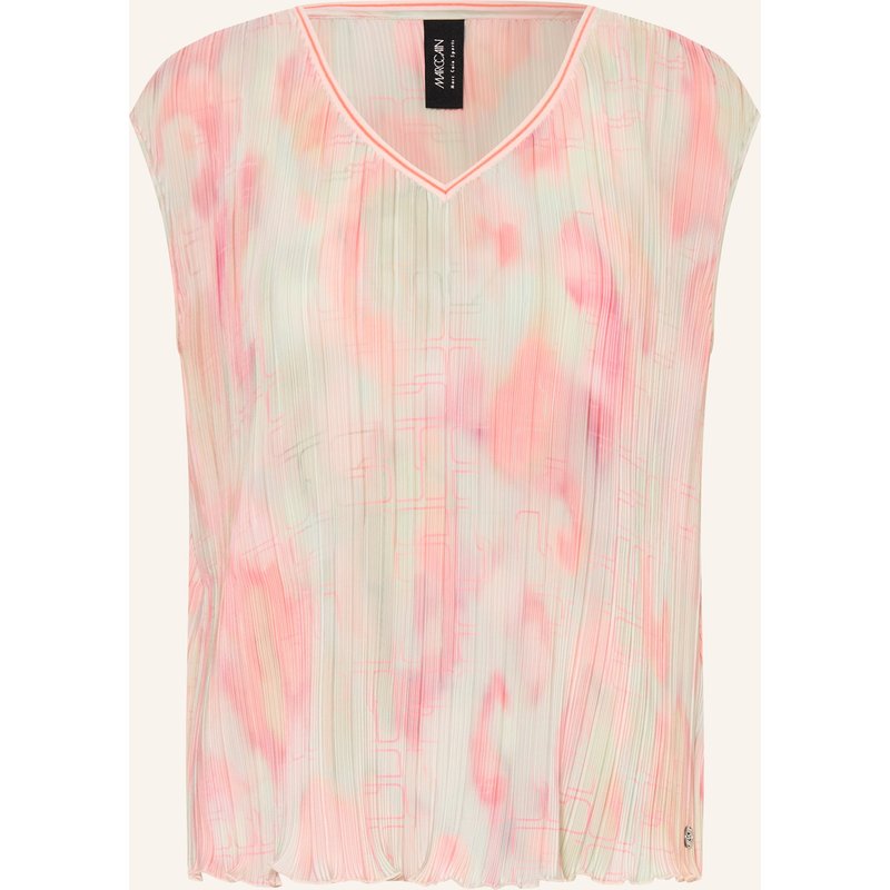 Marc Cain Blusenshirt Mit Plissees rosa
