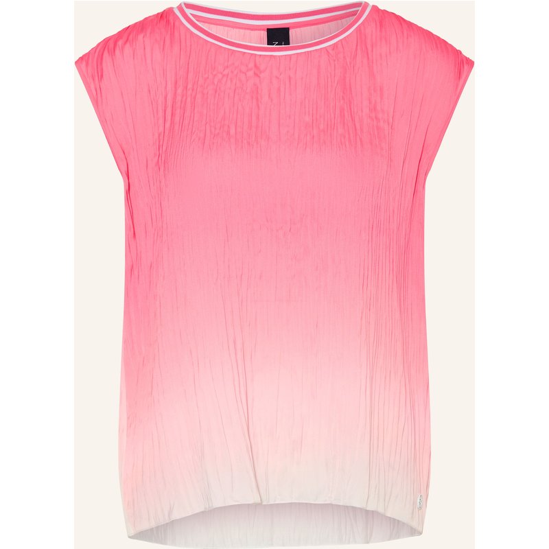 Marc Cain Blusentop Mit Plissees pink