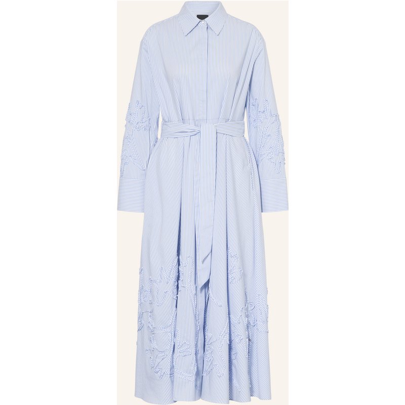 Marc Cain Hemdblusenkleid blau