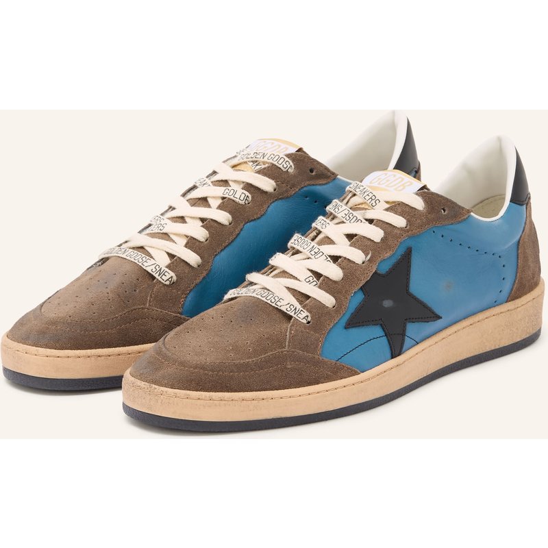 Golden Goose Sneaker Ball-Star blau