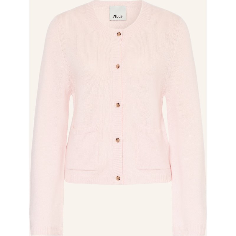 Allude Strickjacke Aus Cashmere rosa