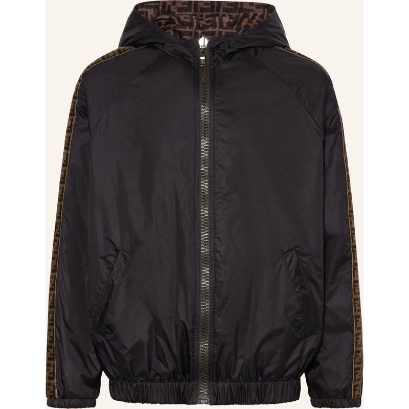 Fendi Jacke Zum Wenden schwarz