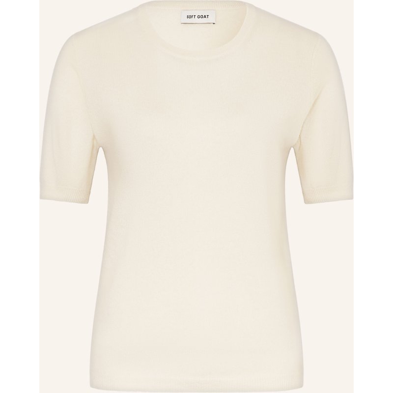 Soft Goat Strickshirt Aus Cashmere weiss