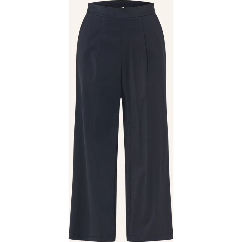 Milano Italy Marlenehose Aus Jersey blau