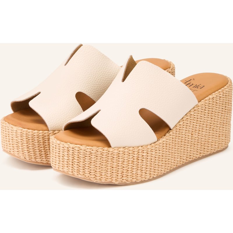 È Mia Plateau-Wedges weiss