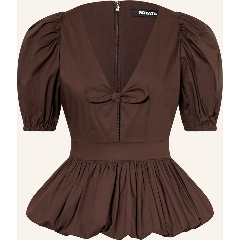 Rotate Blusenshirt braun