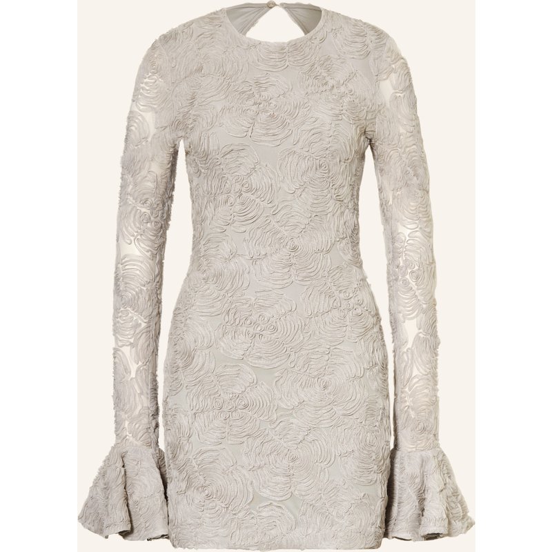 Rotate Mesh-Kleid Mit Volants grau