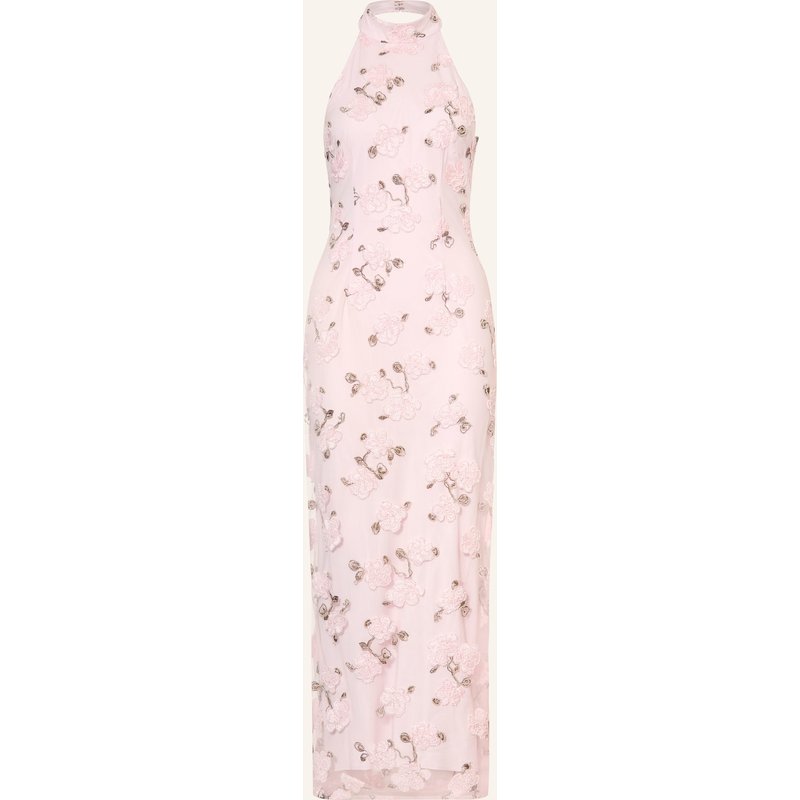 Rotate Abendkleid Mit Schmuckperlen rosa