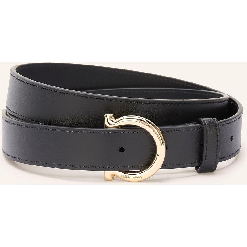Ferragamo Ledergürtel schwarz