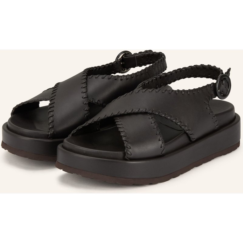 Paloma Barceló Plateau-Sandalen Ursula braun