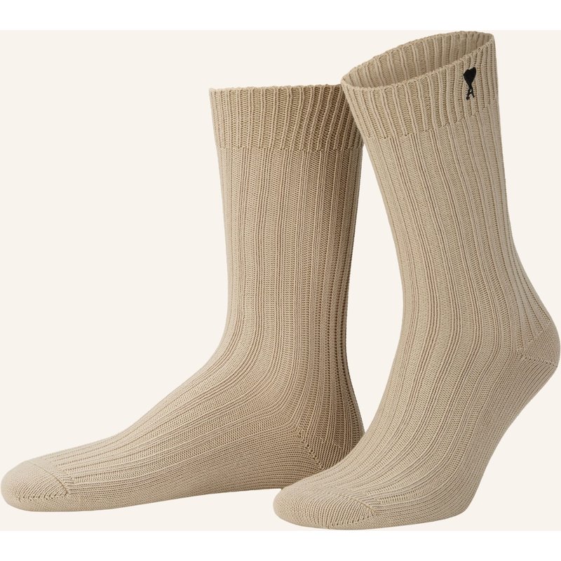 Ami Paris Socken beige