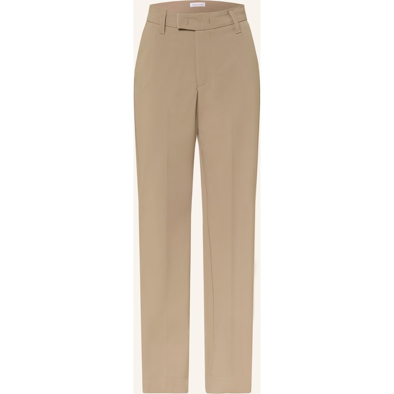 Mrs & Hugs Marlenehose beige
