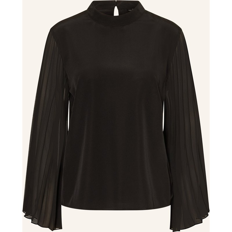 Van Laack Blusenshirt Vl-Ozias-Xx Im Materialmix schwarz
