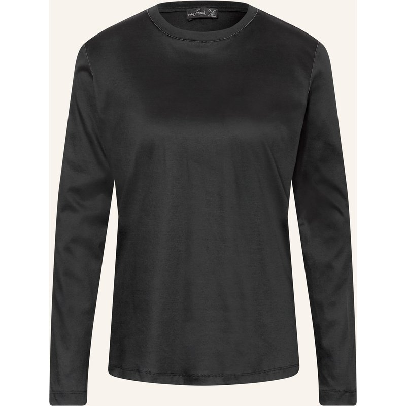 Van Laack Longsleeve Vl-Mella-pb1 Mit Schmucksteinen schwarz