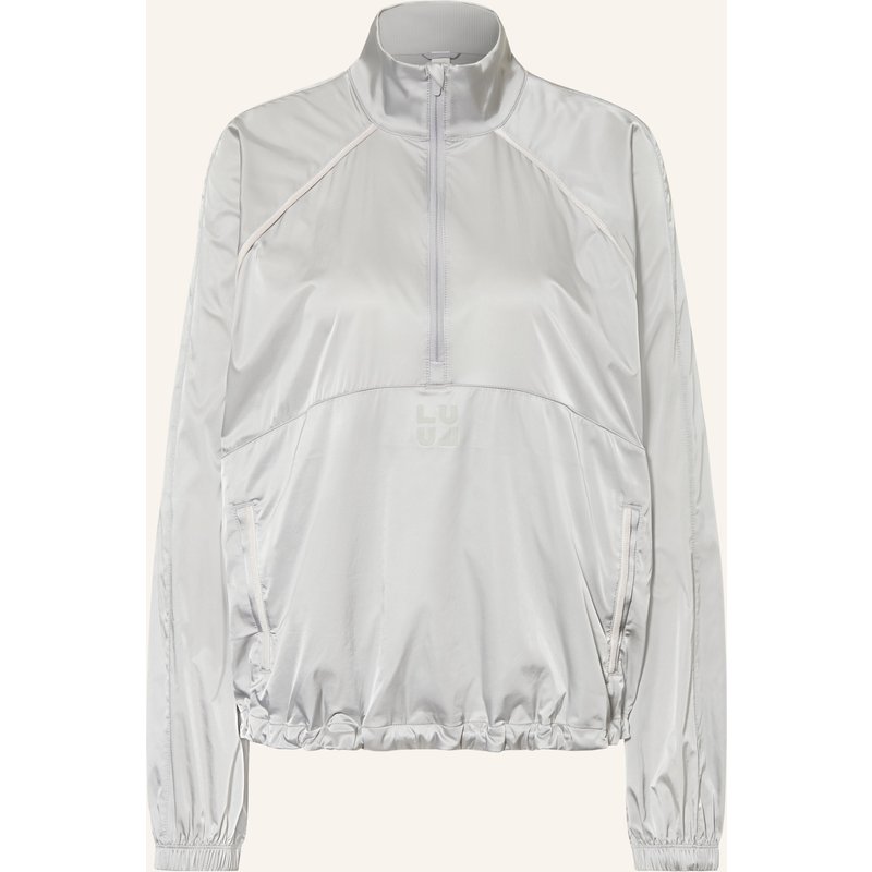 Lululemon Trainingsjacke Stretch-Satin Flocked grau
