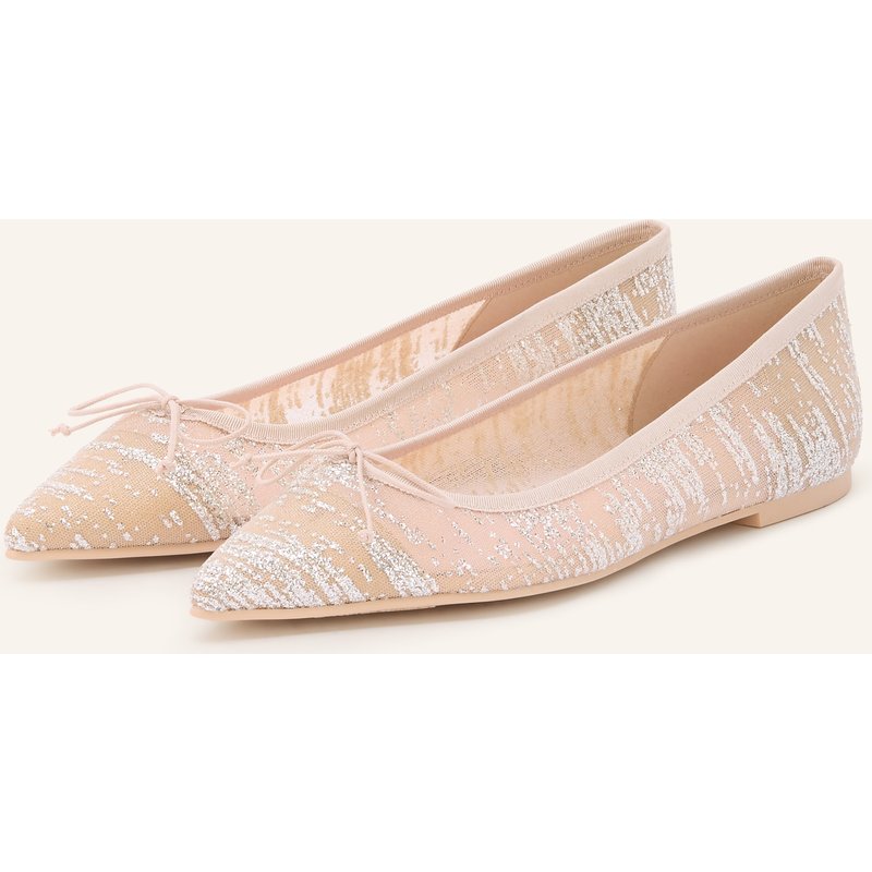 Pretty Ballerinas Ballerinas Ella Mit Glitzergarn beige