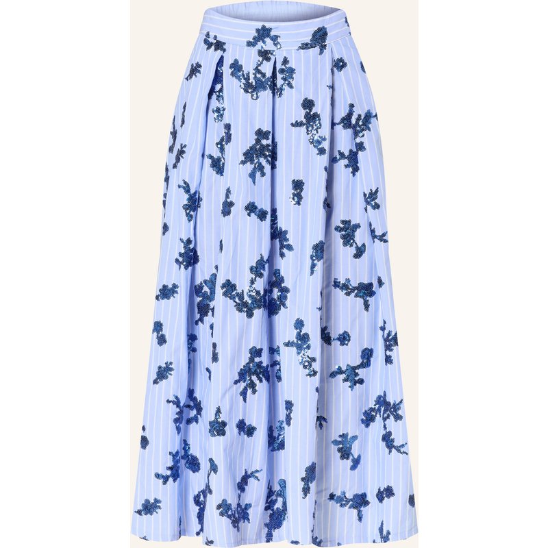 Lilienfels Rock Mit Pailletten blau