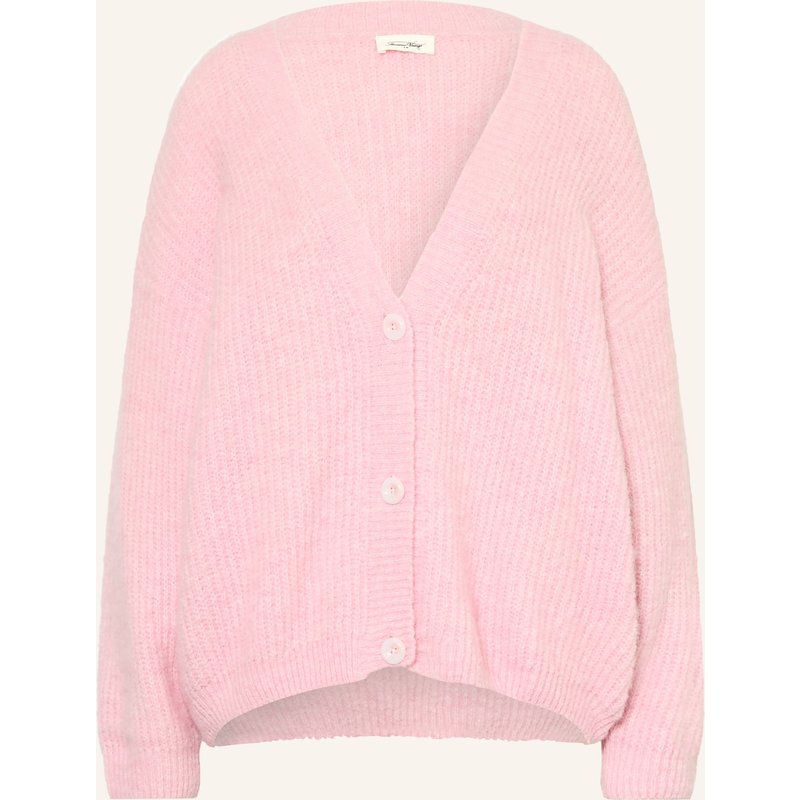American Vintage Strickjacke East Mit Alpaka pink