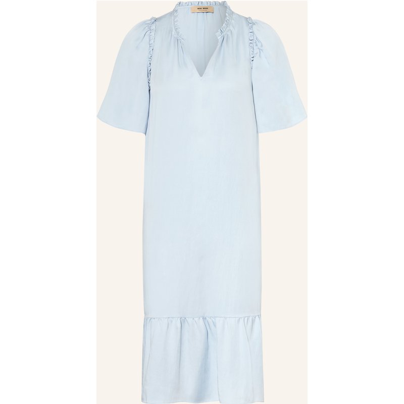 Mos Mosh Kleid Mmaura Mit Rüschen blau