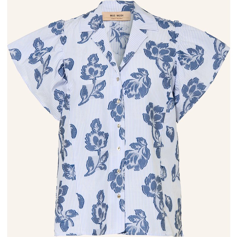 Mos Mosh Bluse Mmosco blau
