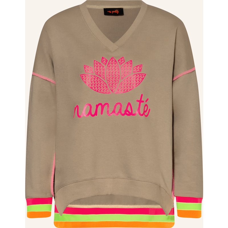 Miss Goodlife Oversized-Sweatshirt beige