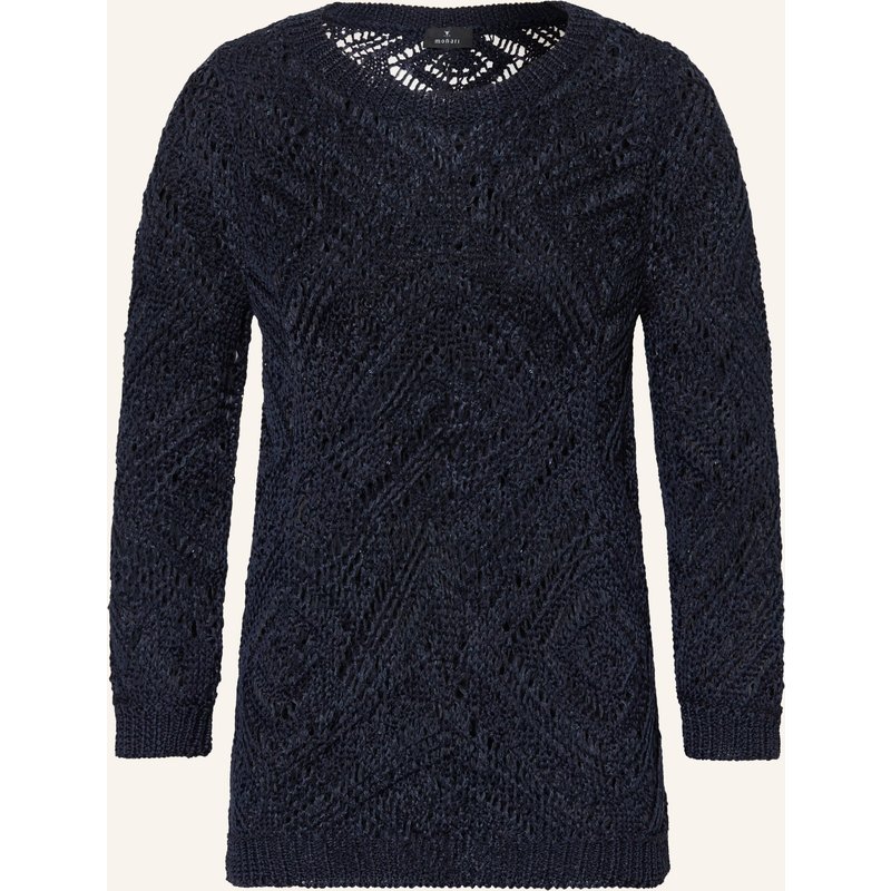 Monari Pullover Mit Pailletten blau