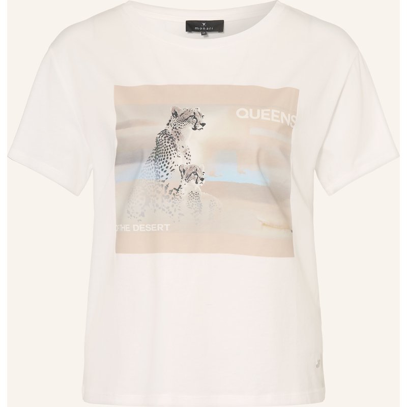 Monari T-Shirt Mit Schmucksteinen weiss
