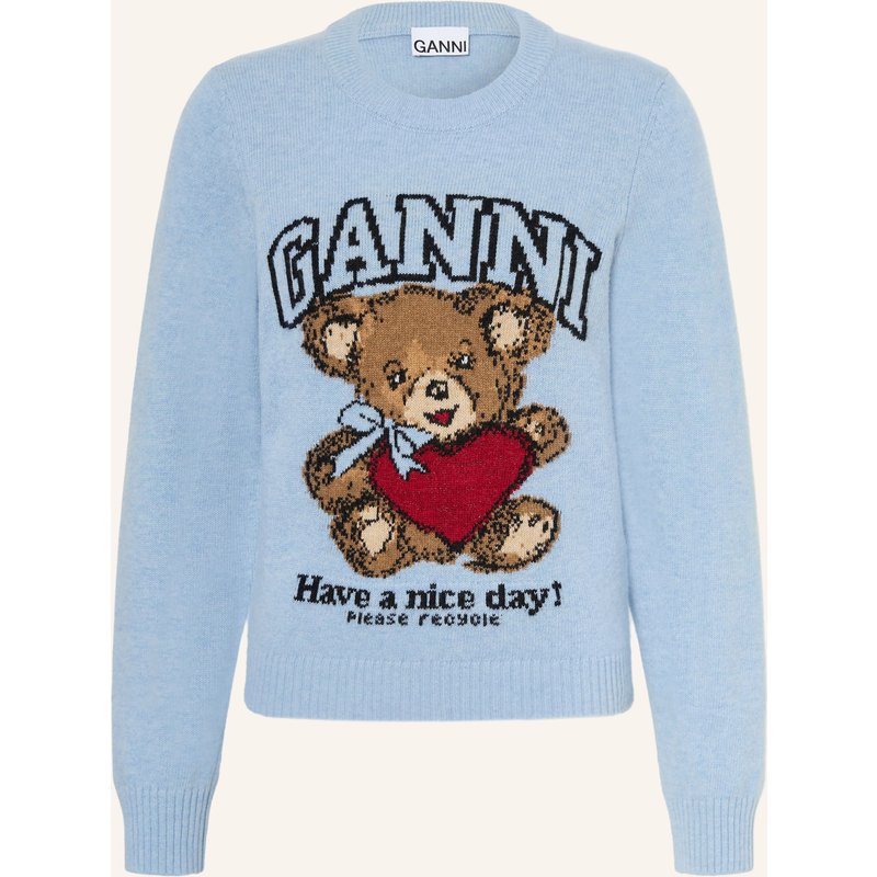 Ganni Pullover blau