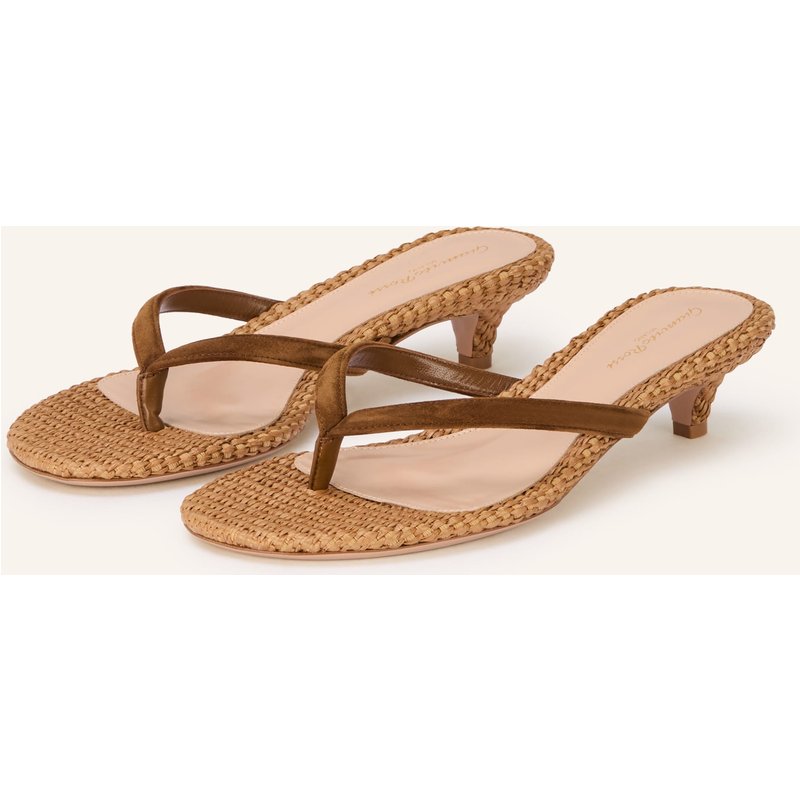 Gianvito Rossi Zehentrenner Calypso braun