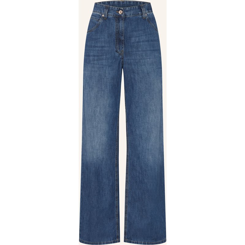 Brunello Cucinelli Wide Leg Jeans blau