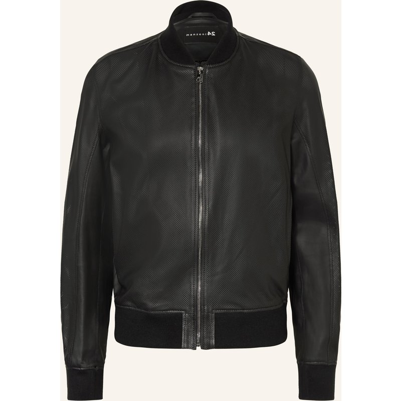 Manzoni 24 Lederblouson schwarz